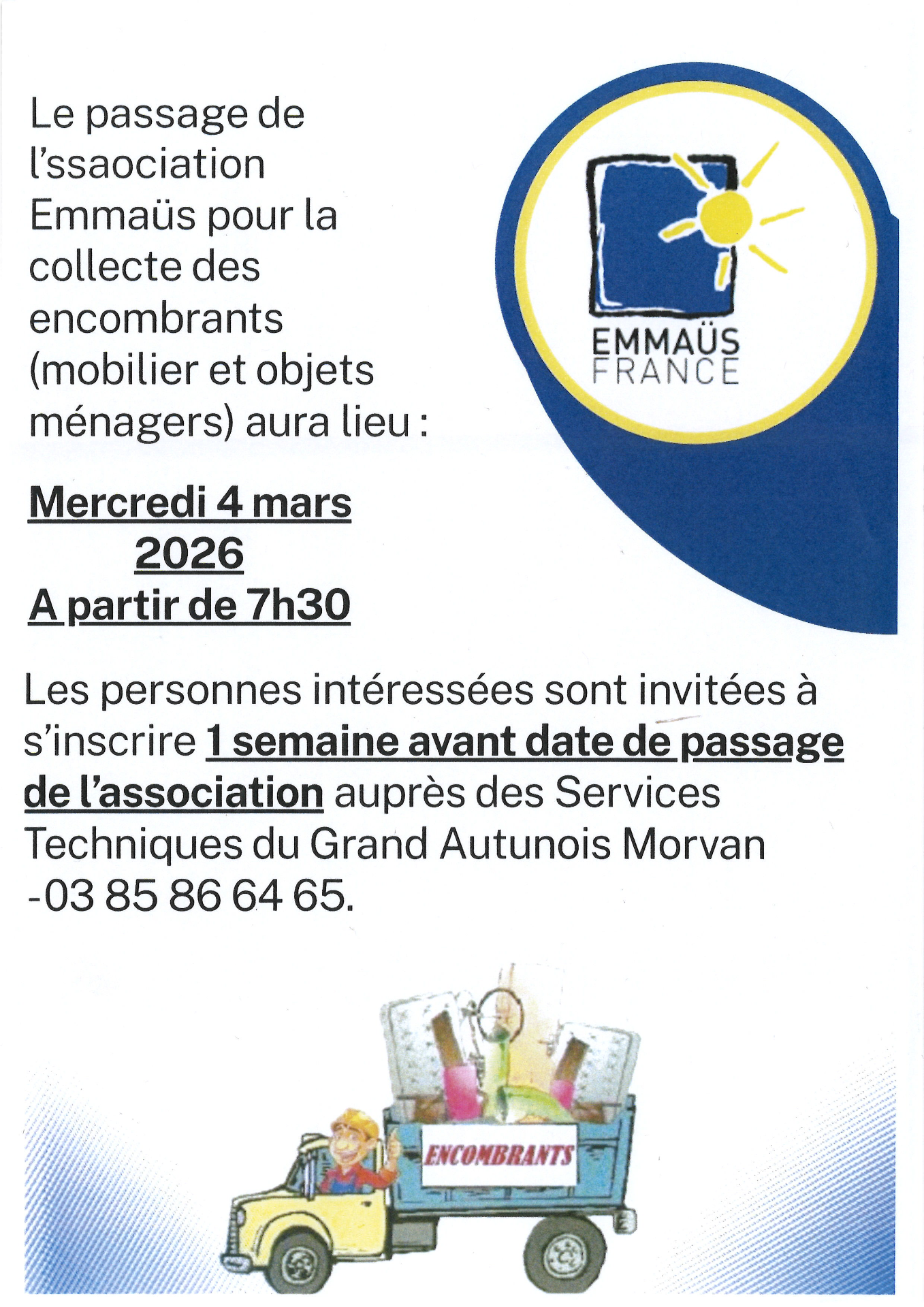 collecte encombrants